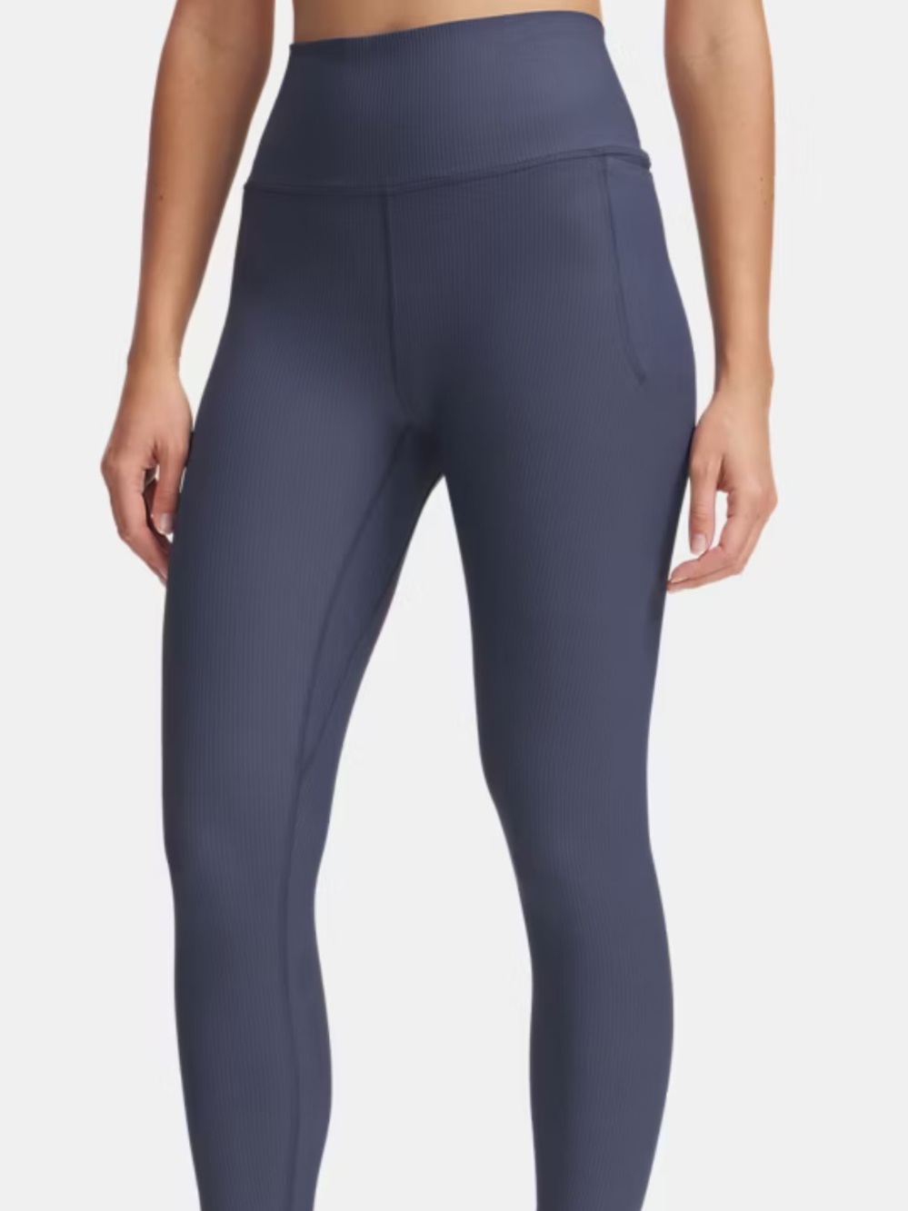 Under Armour Slate Gray High-Rise Performance Leggings